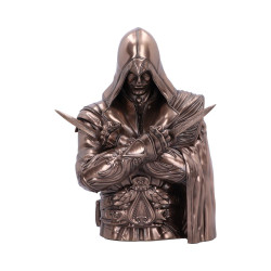 Assassin's CreedÂ® Ezio Bust Box Bronze 30cm