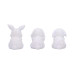 Three Wise Bunnies 9cm