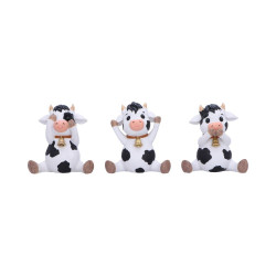 Three Wise Cows 9cm