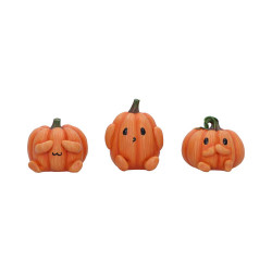 Three Wise Pumpkins