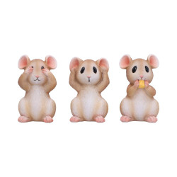 Three Wise Mice 9cm