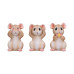 Three Wise Mice 9cm