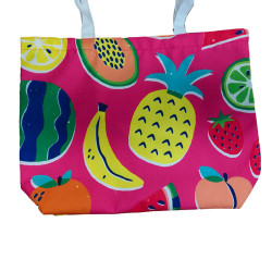 Polyester Beach Bag - Summer Fruits