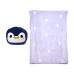 2-in-1 Blankeazzz Plush Toy & Travel Blanket - Adoramals Nico the Penguin