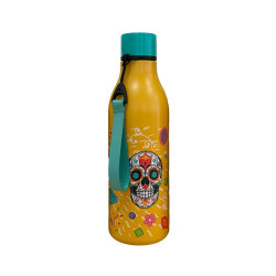 Reusable Insulated Drinks Bottle 500ml - Day of the Dead