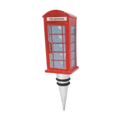 Novelty Bottle Stopper - London Icons Red Telephone Box