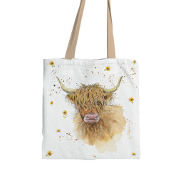 Tote Shopping Bag - Jan Pashley Highland Coo Cow