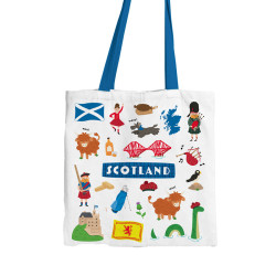 Tote Shopping Bag - Scotland Souvenir