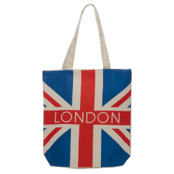 Tote Shopping Bag - London Union Jack Flag