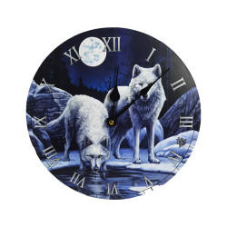 Wall Clock - Lisa Parker Warriors of Winter Wolf