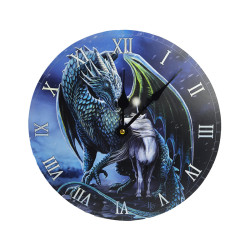 Wall Clock - Lisa Parker Protector of Magick Dragon & Unicorn