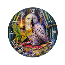 Wall Clock - Lisa Parker Guardian of Spells Owl
