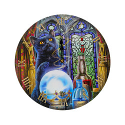 Wall Clock - Lisa Parker Witches Apprentice Cats