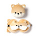 Relaxeazzz Travel Pillow & Eye Mask - Shiba Inu Dog
