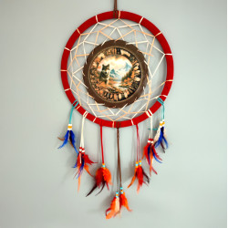 Dreamcatcher (Medium) - Autumnal Wolf