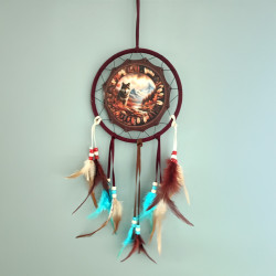Dreamcatcher (Small) - Autumnal Wolf