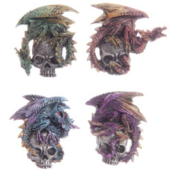 Souvenir Magnet - Gothic Dragon Skull