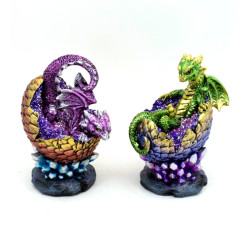 Elements Dragon - Hatching Crystal Egg