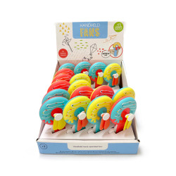 Hand Operated Hand Fan - Donut