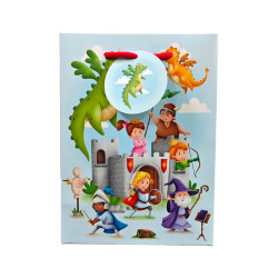 Gift Bag (Medium) - Knights & Dragons