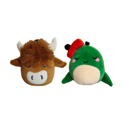 Squidglys Plush Mini Keyring - Scotland Souvenir