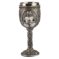 Decorative Goblet - Crusader Knight