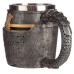 Decorative Tankard - Medieval Helmet & Chain Mail