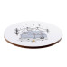 Set of 4 Cork Novelty Coasters - Wildwood Caravan