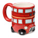 Novelty Shaped Ceramic Mug - London Icons Red Routemaster Bus