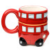 Novelty Shaped Ceramic Mug - London Icons Red Routemaster Bus