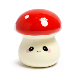Ceramic Money Box - Cute Mushroom/Toadstool