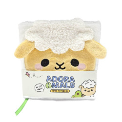 Plush Notebook - Adoramals Sheep