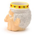 Ceramic Shaped Head Mug - King Charles III