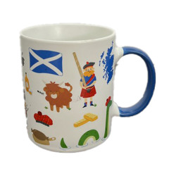 Porcelain Mug - Scotland Souvenir