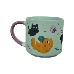 Large Porcelain Mug - Beans & Co Cat