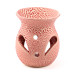 Ceramic Crackled Glaze Cut Out Pattern Oil Burner