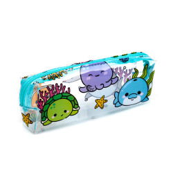 Clear Window Pencil Case - Adoramals Ocean