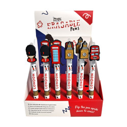 Erasable Pen with PVC Topper - London Souvenir