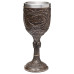 Decorative Goblet - Brushed Gold Wood Effect Pirate