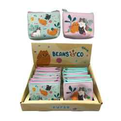 PVC Purse - Beans & Co Cats