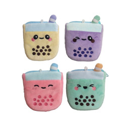 Plush Change Purse - Foodiemals Bubble Tea