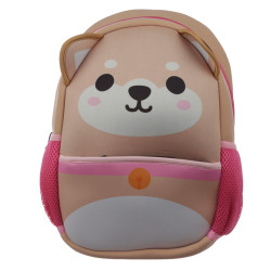 Kids School Neoprene Rucksack Backpack - Adoramals Shiba Inu Dog