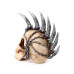 Decorative Ornament - Punk Skull with Chains & Blades Mohican