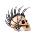 Decorative Ornament - Punk Skull with Chains & Blades Mohican