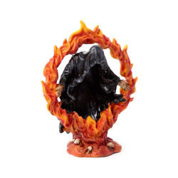 Resin Tea Light Holder - The Reaper of Death Ring of Fire