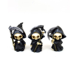 Decorative Ornament - Reaper Mini Skull Set of 3