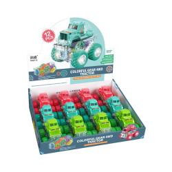 Kids Friction Action Toy - Stunt Tractor with Gears