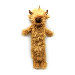 Hot Water Bottle with Plush Cover Long - Highland Coo