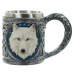 Decorative Tankard - White Wolf