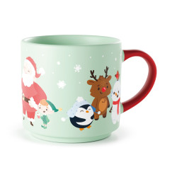 Large Porcelain Mug - Christmas Jingle Bunch